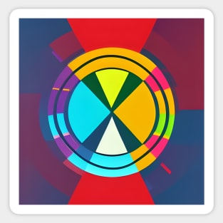 Rainbow Circles Sticker